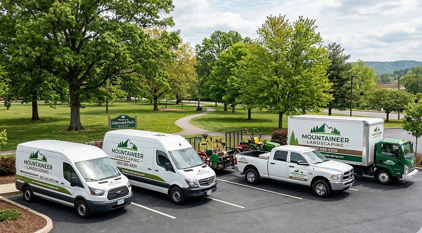 Branded fleet vehicles showing the difference between full wraps, partial wraps, and magnetic signs